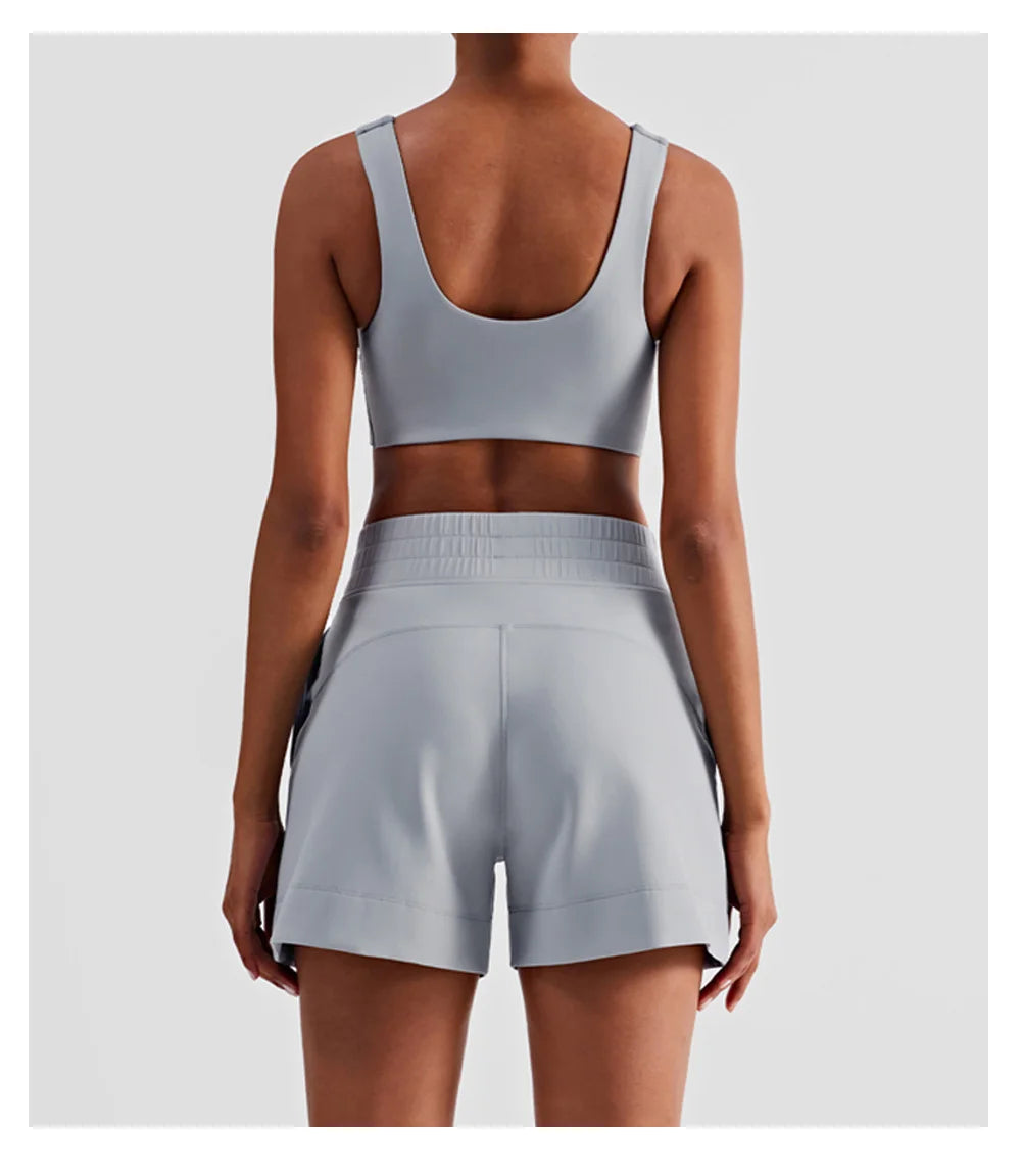 Sukha High Waist Cropped Loose Shorts