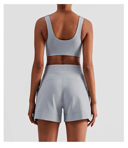Sukha High Waist Cropped Loose Shorts