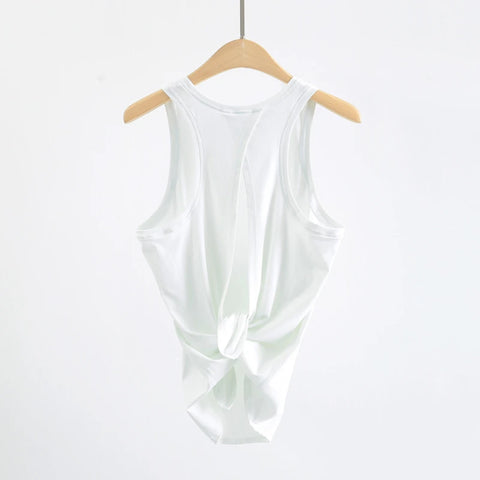 Sukha Comfort Tie Back Sleeveless Top
