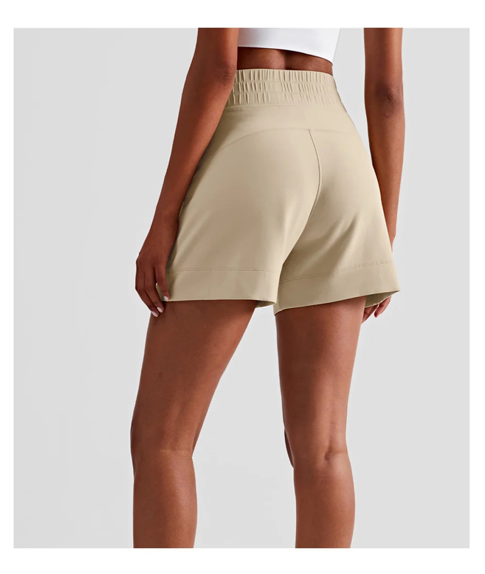 Sukha High Waist Cropped Loose Shorts