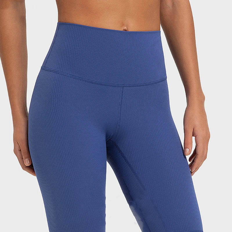 Sukha Comfort Ribbed Yoga Shorts 9"